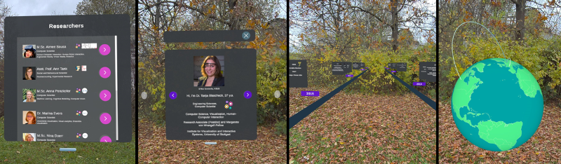 Teaser image for An Exploration of Augmented Reality to Increase the Visibility of Women in Research